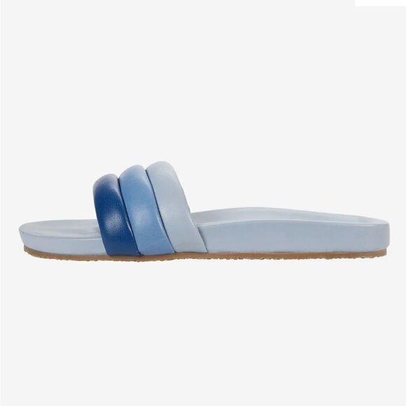 Seychelles Low Key Slides in Multi Blue Leather, 7, NWOB - Picture 5 of 10